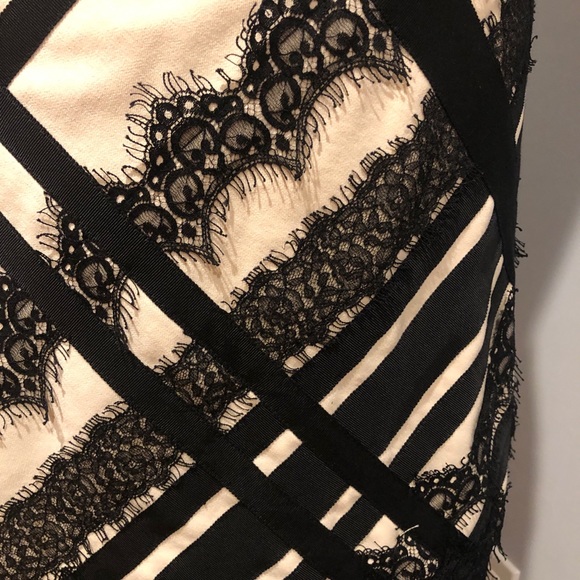 Nanette Lepore Skirt w/ Ribbon & Lace size 8 - Picture 5 of 5